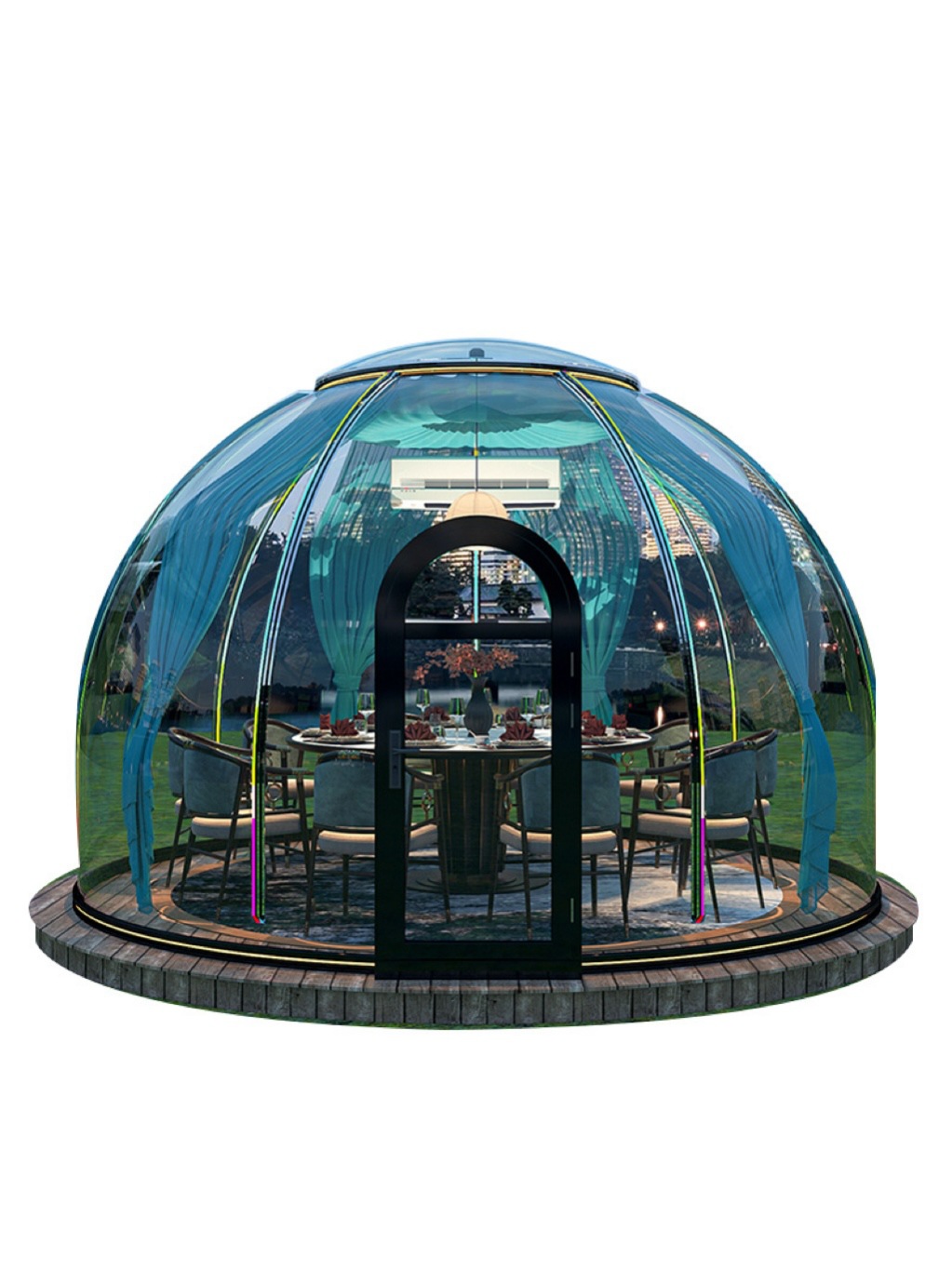 Outdoor Camping And Glamping - Przezroczysty Dmuchany Dome House, Namiot Glampingowy