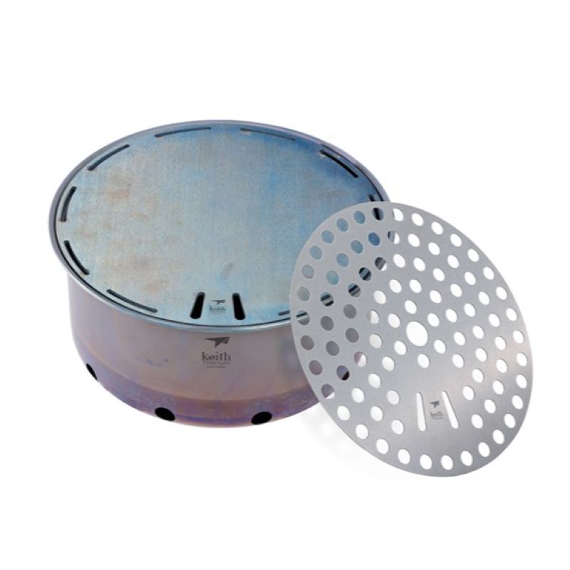 Outdoor Camping Oven - Keith nowy czysty tytan piec do