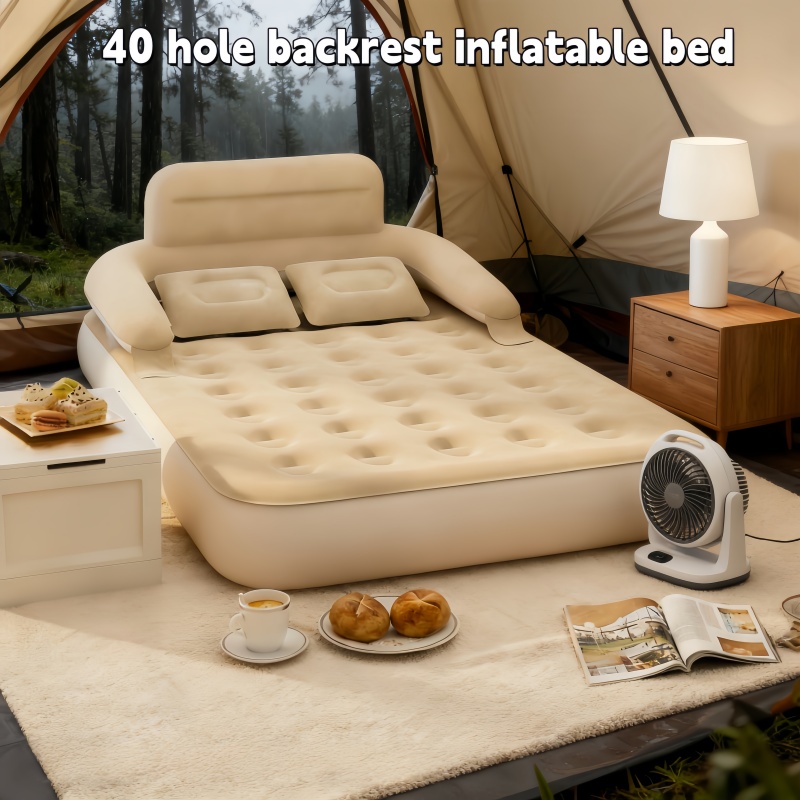 Outdoor Camping Mattress - Nadmuchiwane łóżko kempingowe dla dwóch osób,
