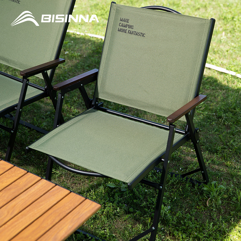 Outdoor Camping Lounge Chairs - BISINNA Outdoor składane krzesło kempingowe przenośny