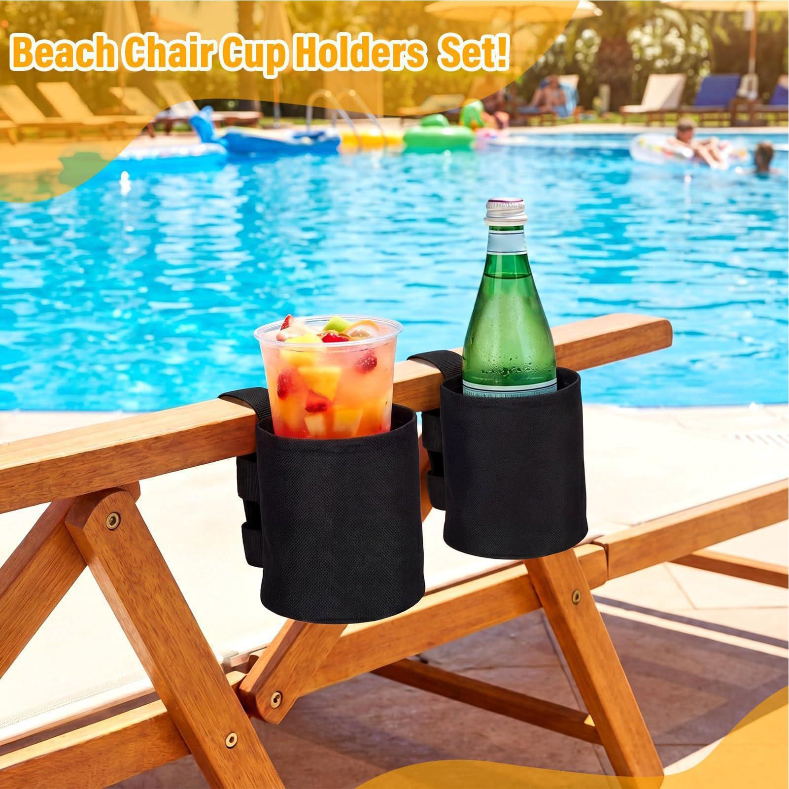 Outdoor Camping Lounge Chairs - Uniwersalny uchwyt na butelkę z wodą,