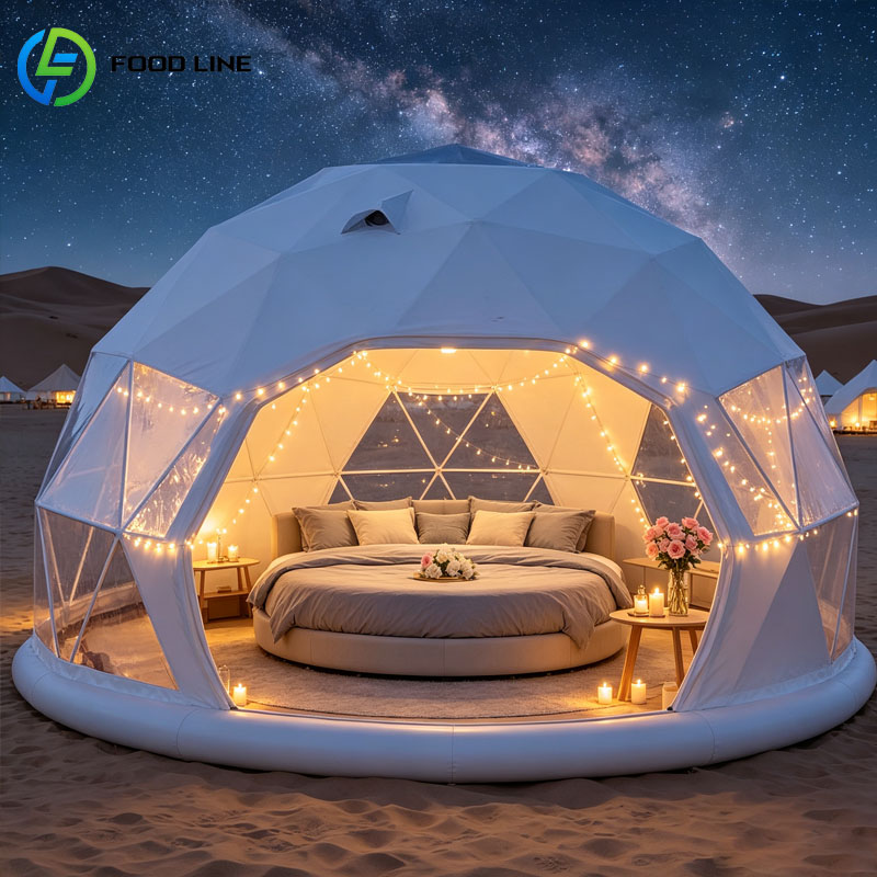 Outdoor Camping And Glamping - Prefabrykowany dom glampingowy, geodetyczna kopuła, luksusowy