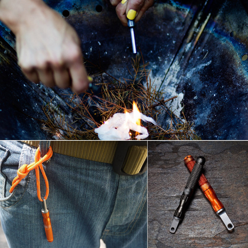 Fire Starter Flint - Zapalnik awaryjny na kamień i ognik,