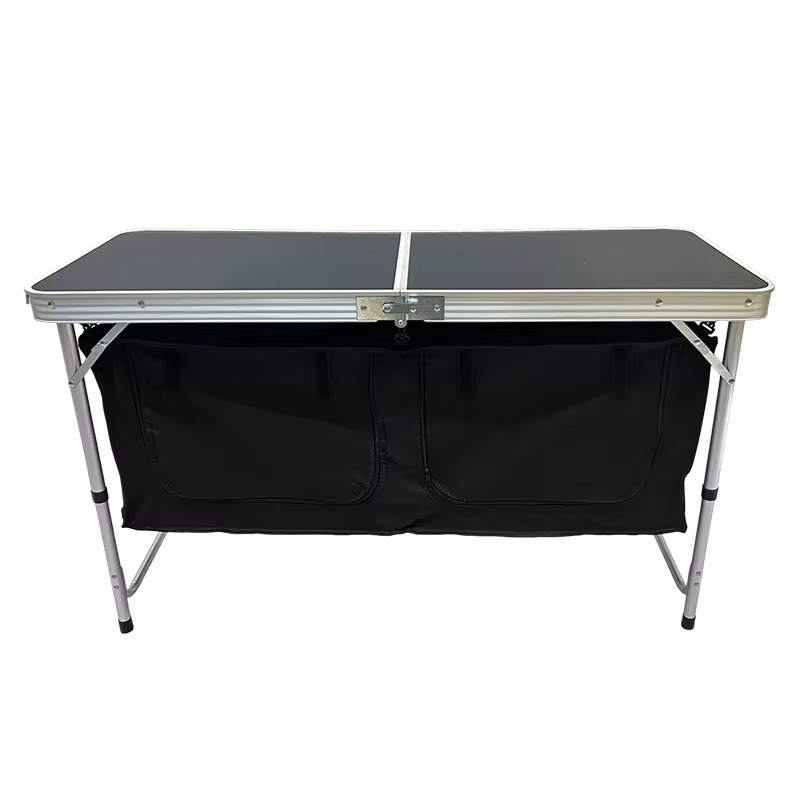 Outdoor Camping Folding Storage Box - Przenośny składany stół kempingowy ze stopu