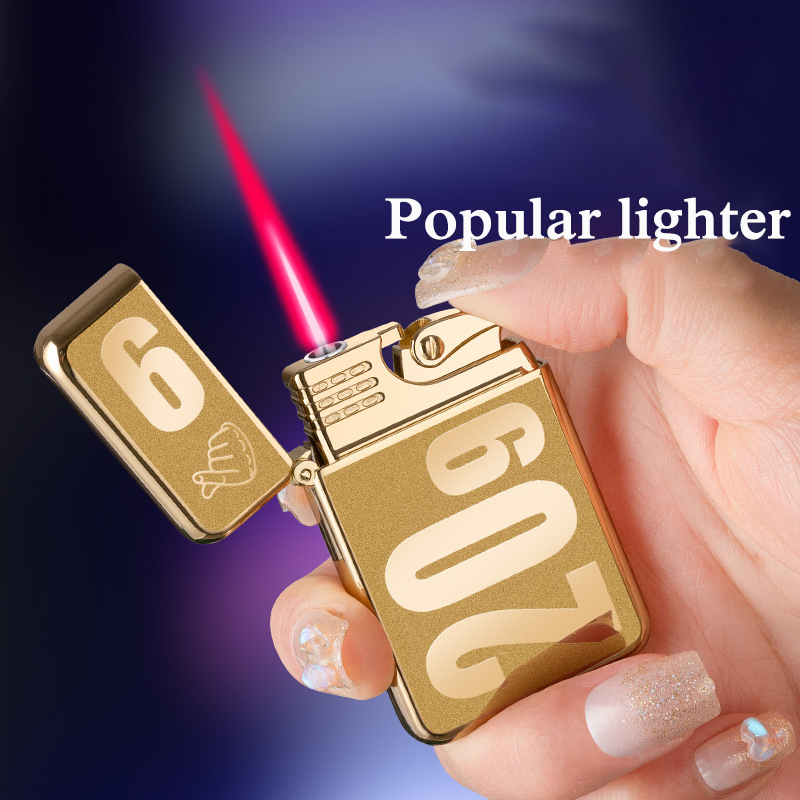Outdoor Windproof Lighter - Nowa wiatroodporna gazowa kreatywna latarka butanowa