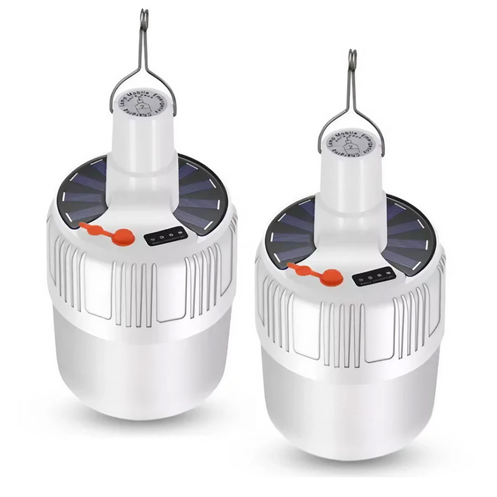 Outdoor Camping Light Ideas - Lampa solarna USB LED, wodoodporna, ładowana