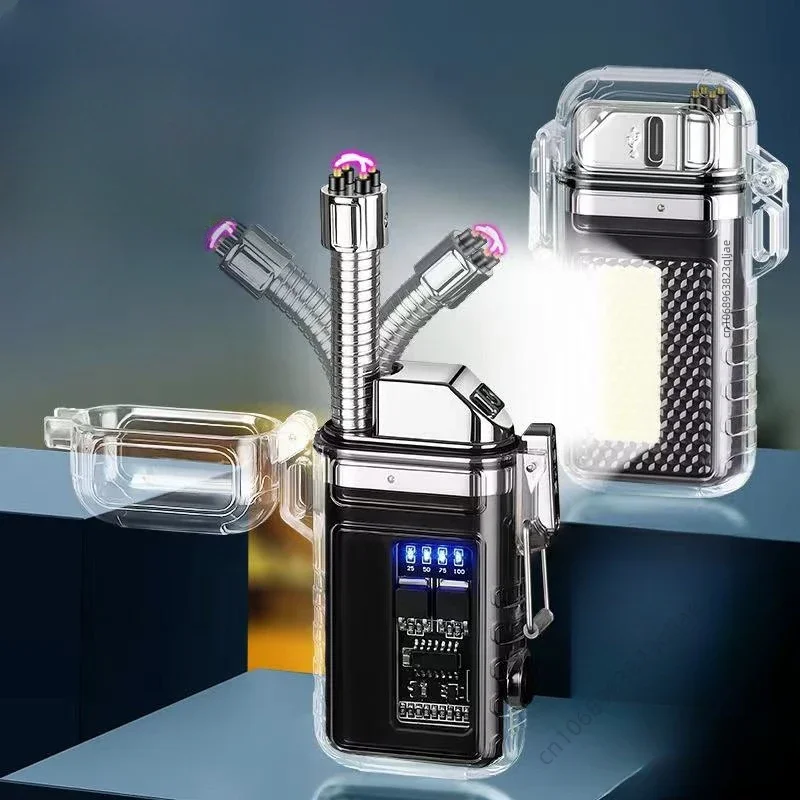 Outdoor Windproof Lighter - 2023 nowa zapalniczka USB Tape-C wodoodporna