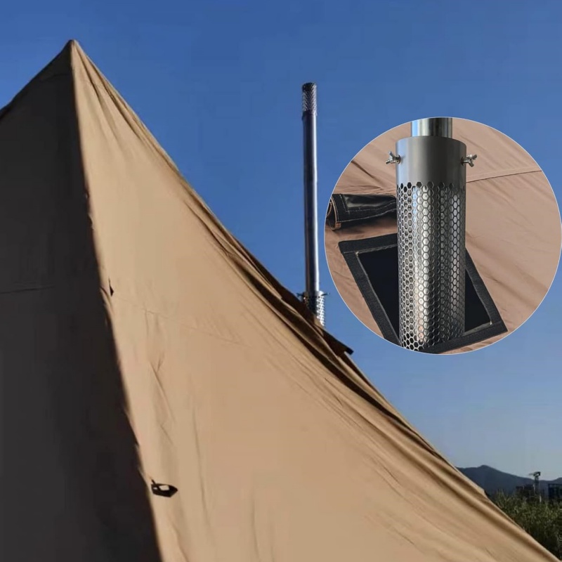 Rura kominkowa ze stali nierdz – Outdoor Camping Oven recenzja i cena