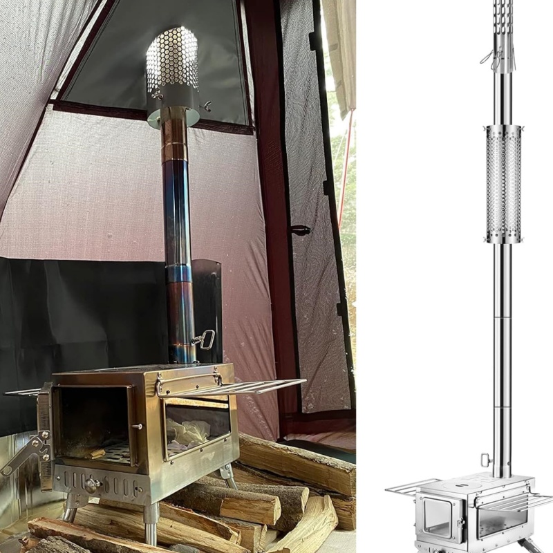 Rura kominkowa ze stali nierdz – Outdoor Camping Oven recenzja i cena