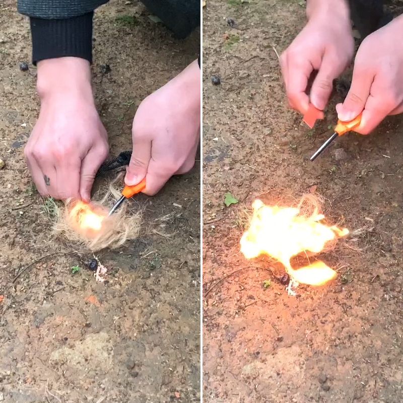 Zapalniczka do ognia z kamieni – Fire Starter Flint recenzja i cena