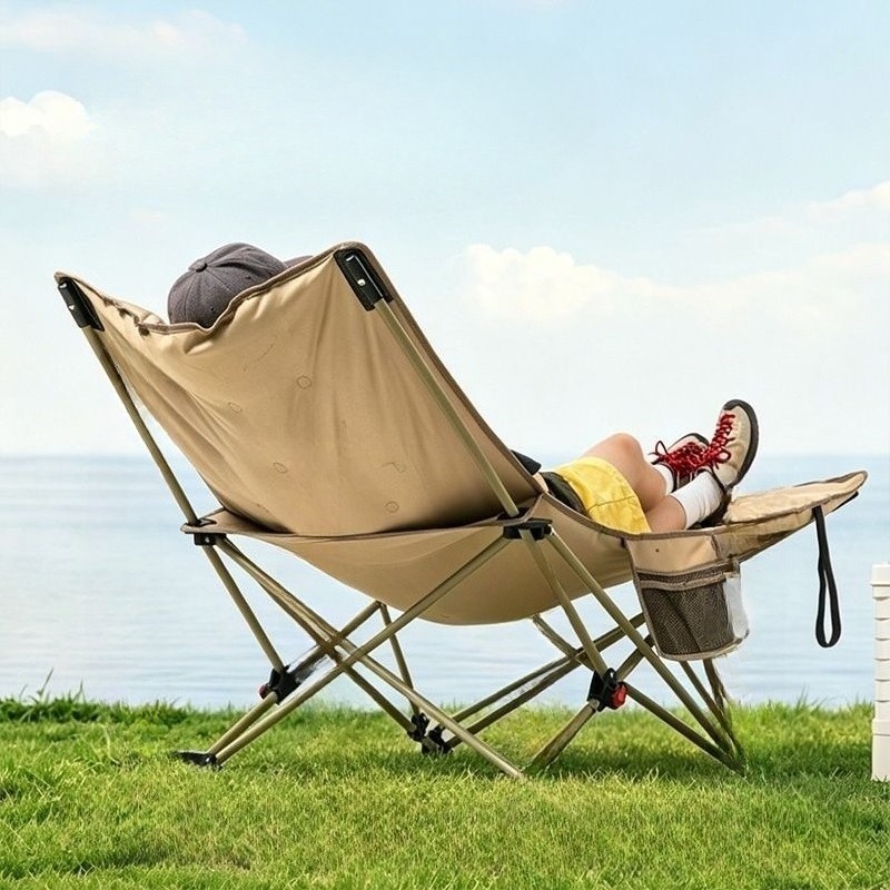 Wyściełane krzesło kempingowe  – Outdoor Camping Lounge Chairs recenzja i cena