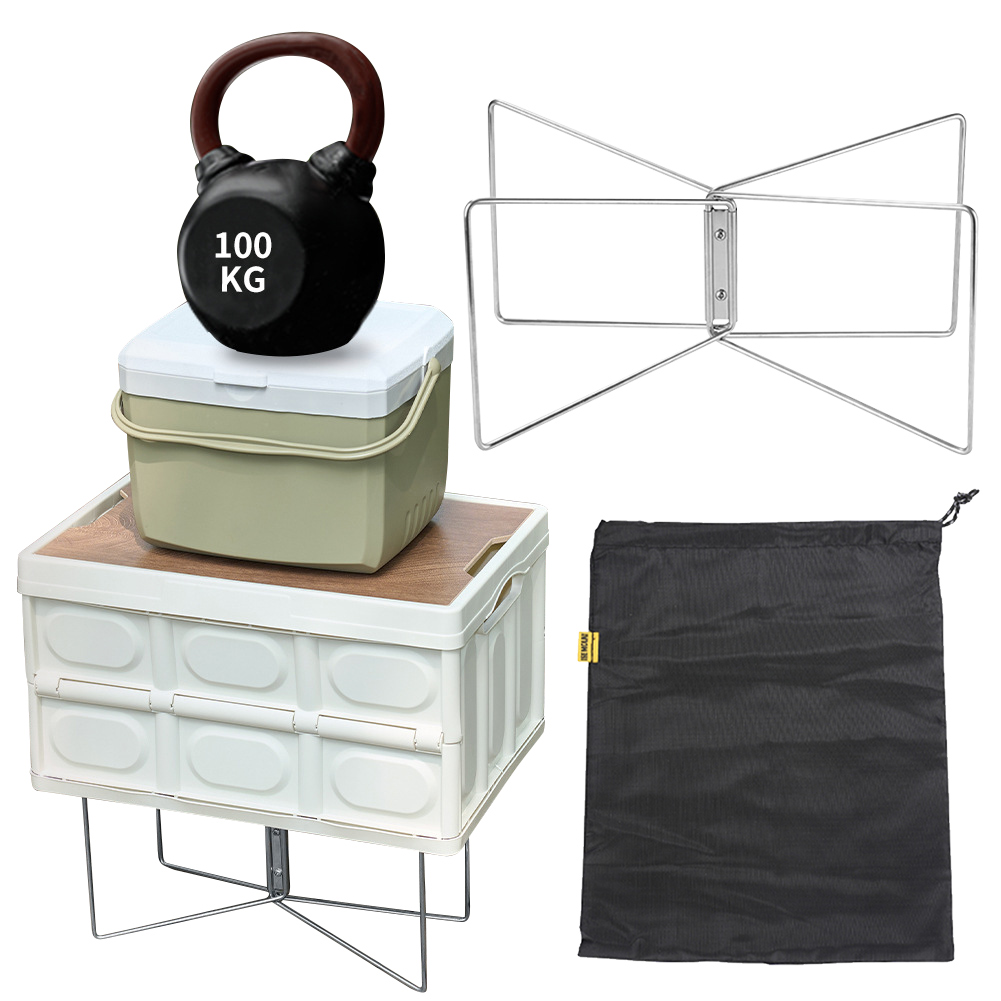 Aluminiowy stojak na skrzynię  – Outdoor Camping Folding Storage Box recenzja i cena