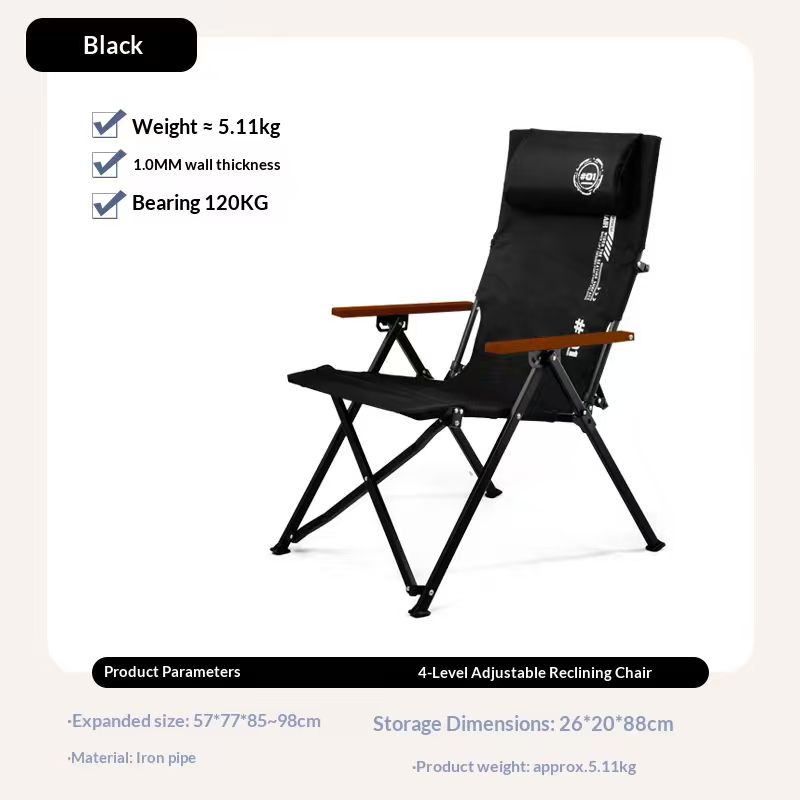 Składane krzesło plażowe/kempi – Outdoor Camping Lounge Chairs recenzja i cena
