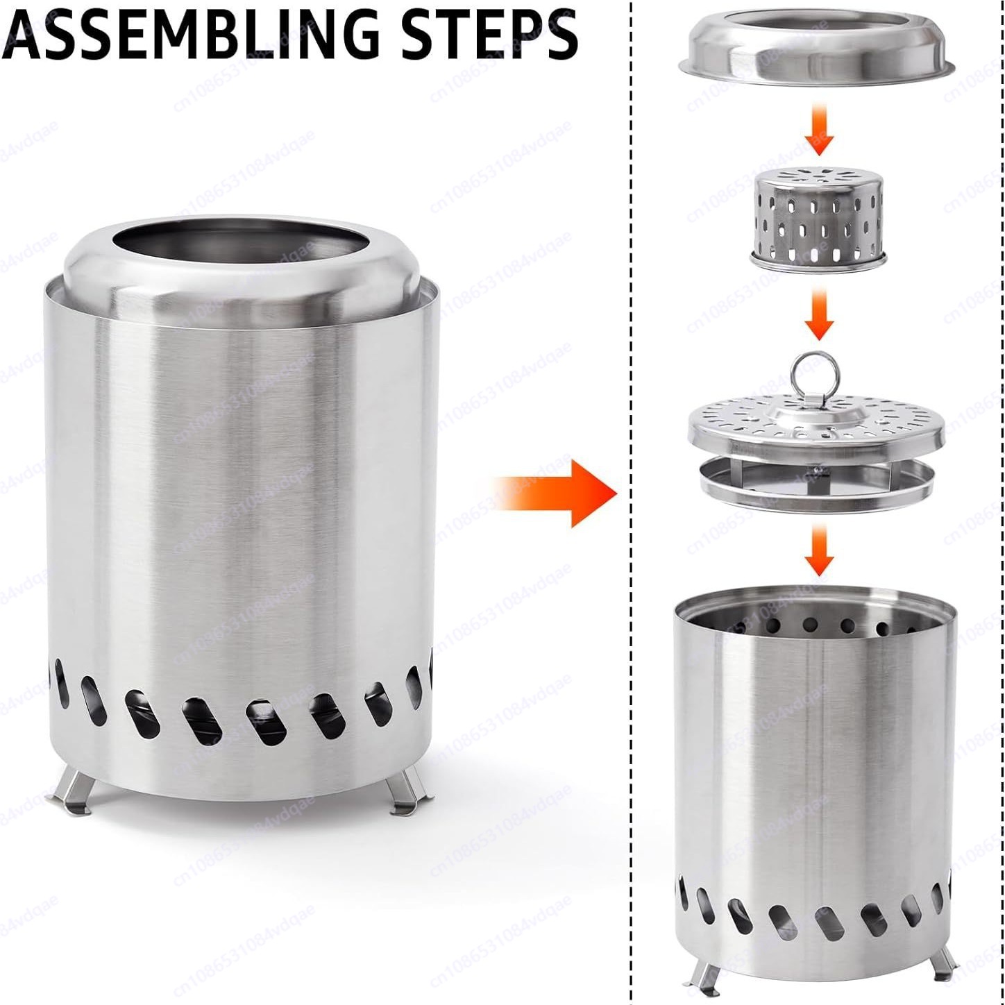Kuchenka na drewno ze stali ni – Outdoor Camping Wood Burning Stove recenzja i cena