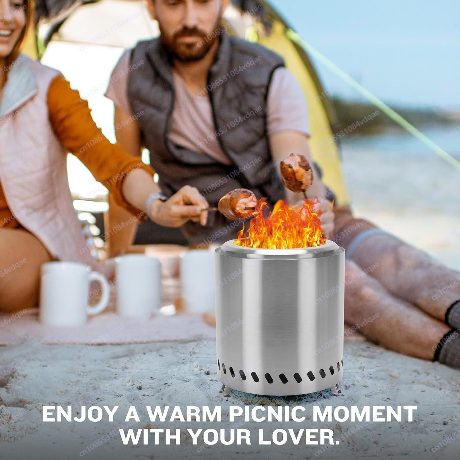 Kuchenka na drewno ze stali ni – Outdoor Camping Wood Burning Stove recenzja i cena