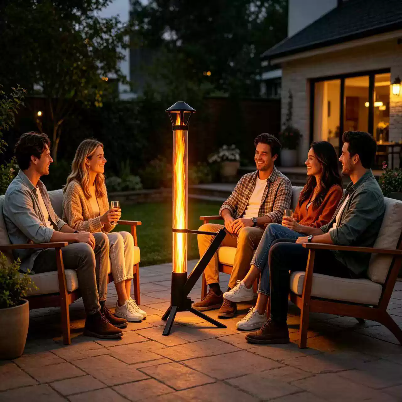 Pionowa paleniska na drewno w  – Outdoor Camping Wood Burning Stove recenzja i cena