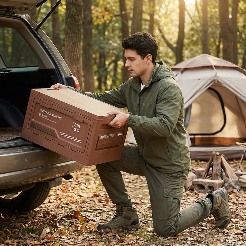 Pojemnik do przechowywania na  – Outdoor Camping Folding Storage Box recenzja i cena