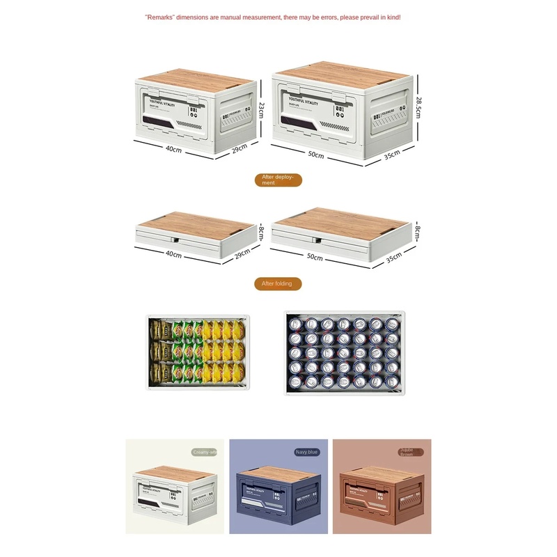 Pojemnik do przechowywania na  – Outdoor Camping Folding Storage Box recenzja i cena