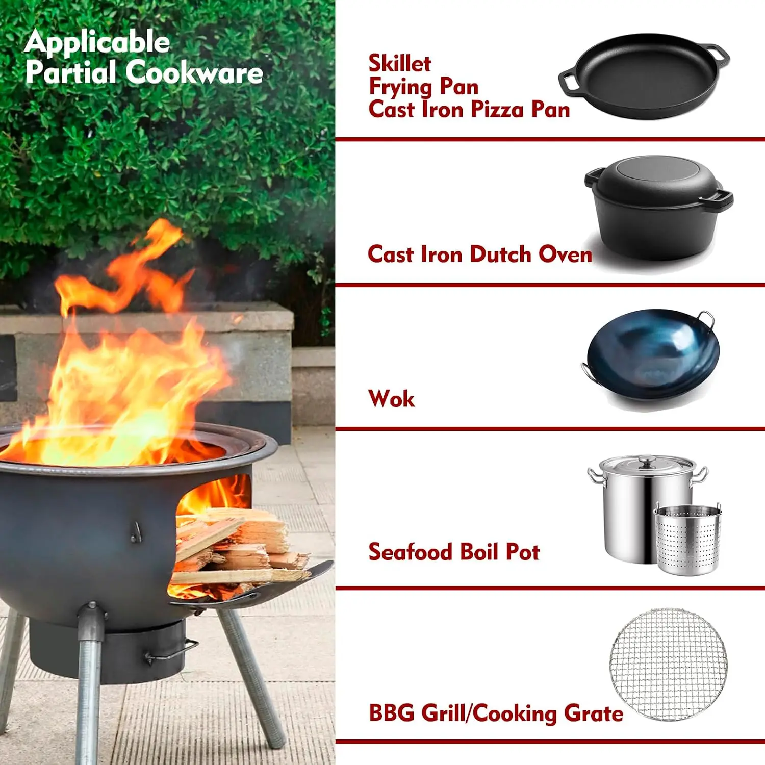 Wielofunkcyjny piec na drewno  – Outdoor Camping Wood Burning Stove recenzja i cena
