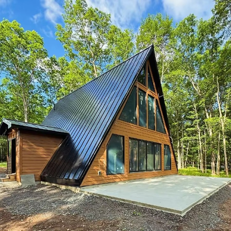 Drewniany domek trójkątny z mo – Outdoor Camping And Glamping recenzja i cena