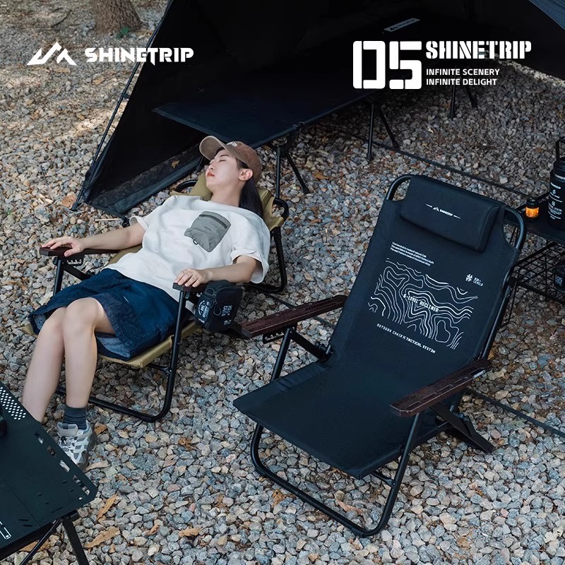 Krzesło składane ShineTrip Out – Outdoor Camping Lounge Chairs recenzja i cena