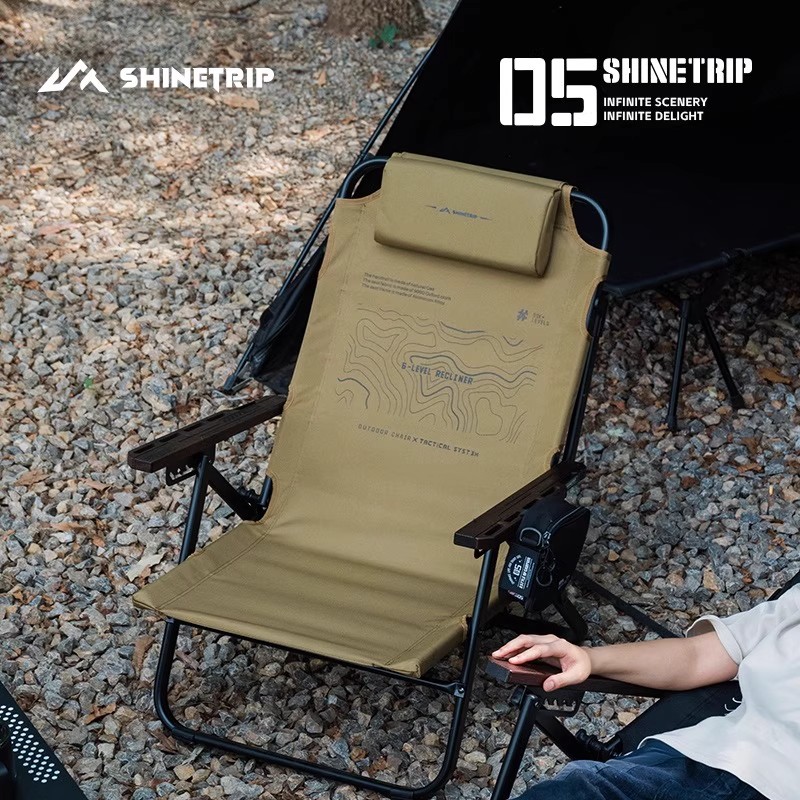 Krzesło składane ShineTrip Out – Outdoor Camping Lounge Chairs recenzja i cena