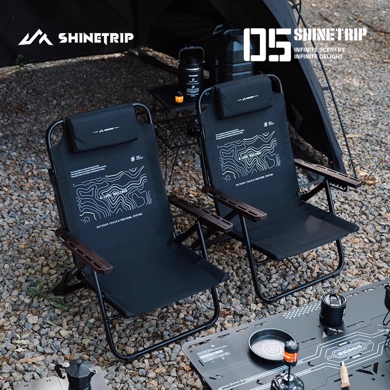 Krzesło składane ShineTrip Out – Outdoor Camping Lounge Chairs recenzja i cena