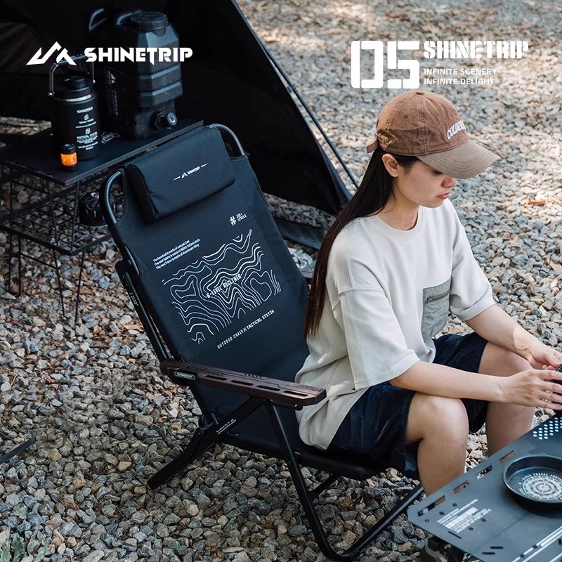 Krzesło składane ShineTrip Out – Outdoor Camping Lounge Chairs recenzja i cena