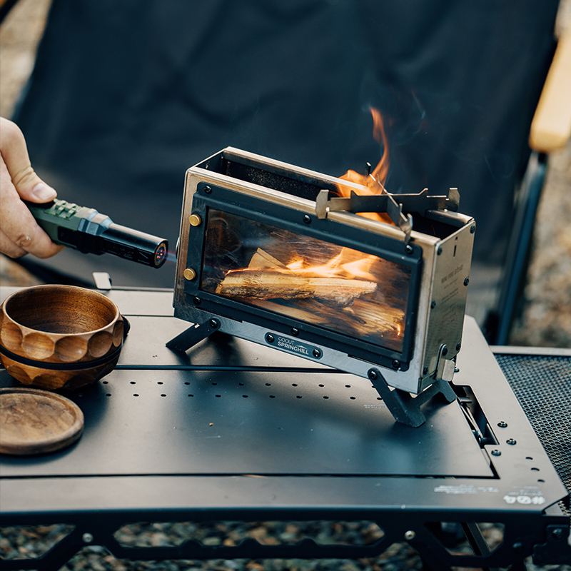Przenośna kuchenka na drewno G – Outdoor Camping Wood Burning Stove recenzja i cena