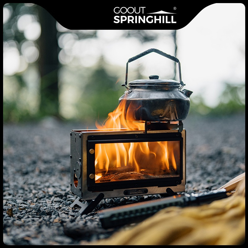 Przenośna kuchenka na drewno G – Outdoor Camping Wood Burning Stove recenzja i cena