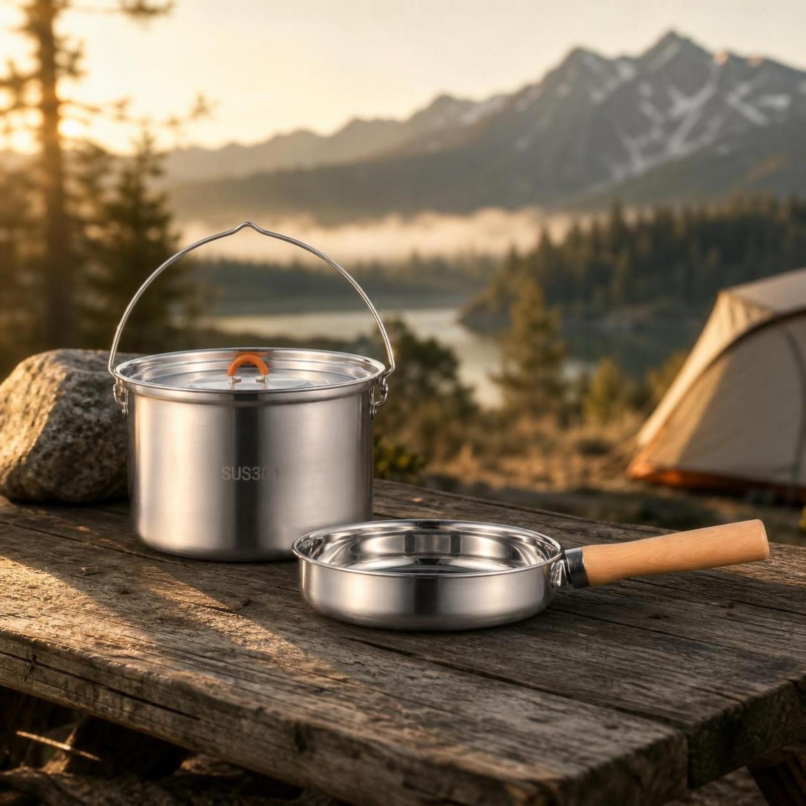 Zewnętrzny czajnik do gotowani – Outdoor Camping Meals recenzja i cena