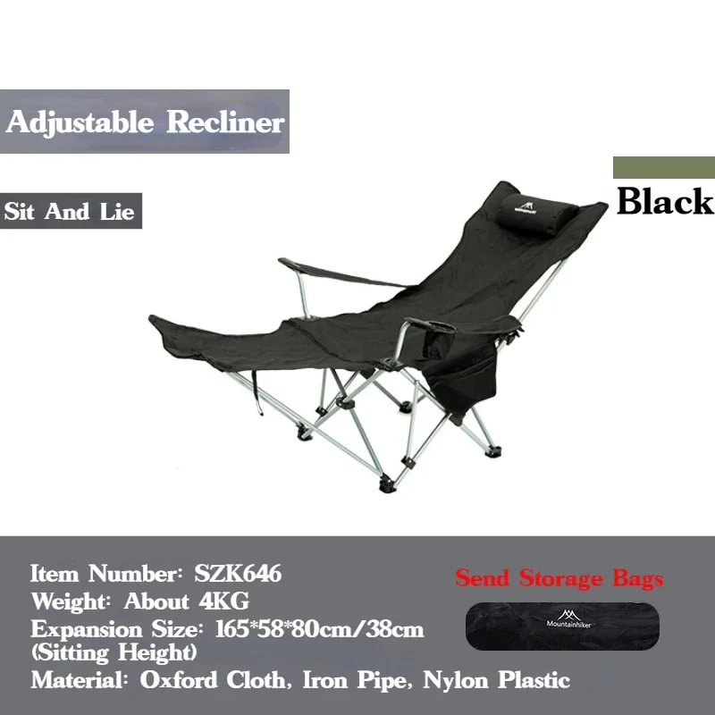 MOUNTAINHIKER Ulepszony Składa – Outdoor Camping Lounge Chairs recenzja i cena