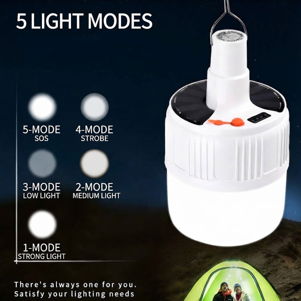 Lampa solarna USB LED, wodoodp – Outdoor Camping Light Ideas recenzja i cena