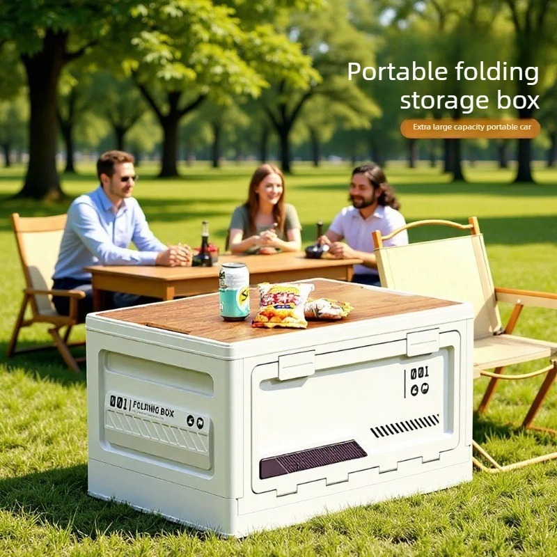 Drewniana pokrywa bagażnika sa – Outdoor Camping Folding Storage Box recenzja i cena