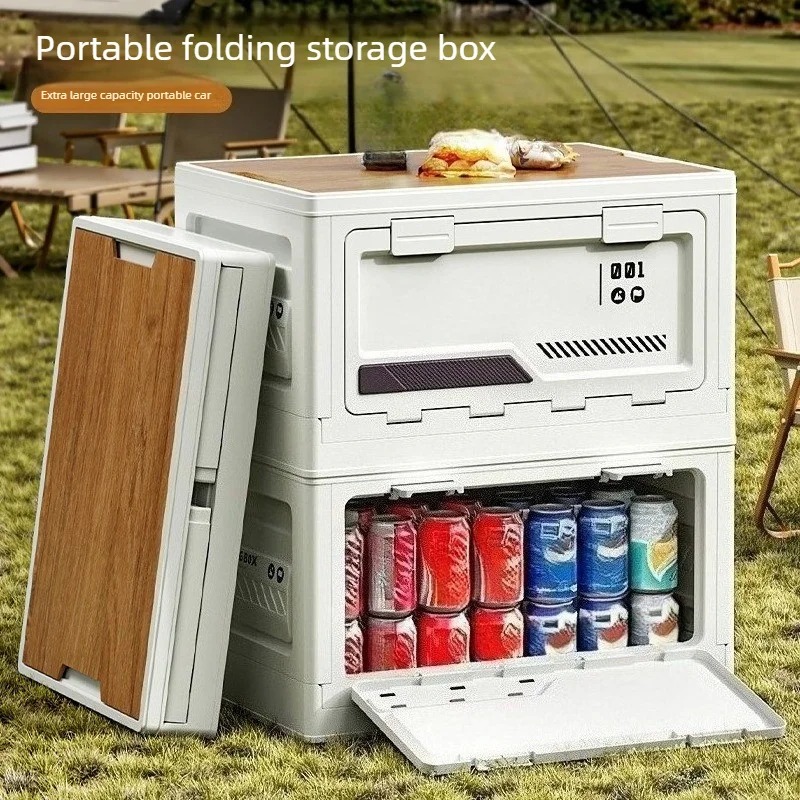 Drewniana pokrywa bagażnika sa – Outdoor Camping Folding Storage Box recenzja i cena