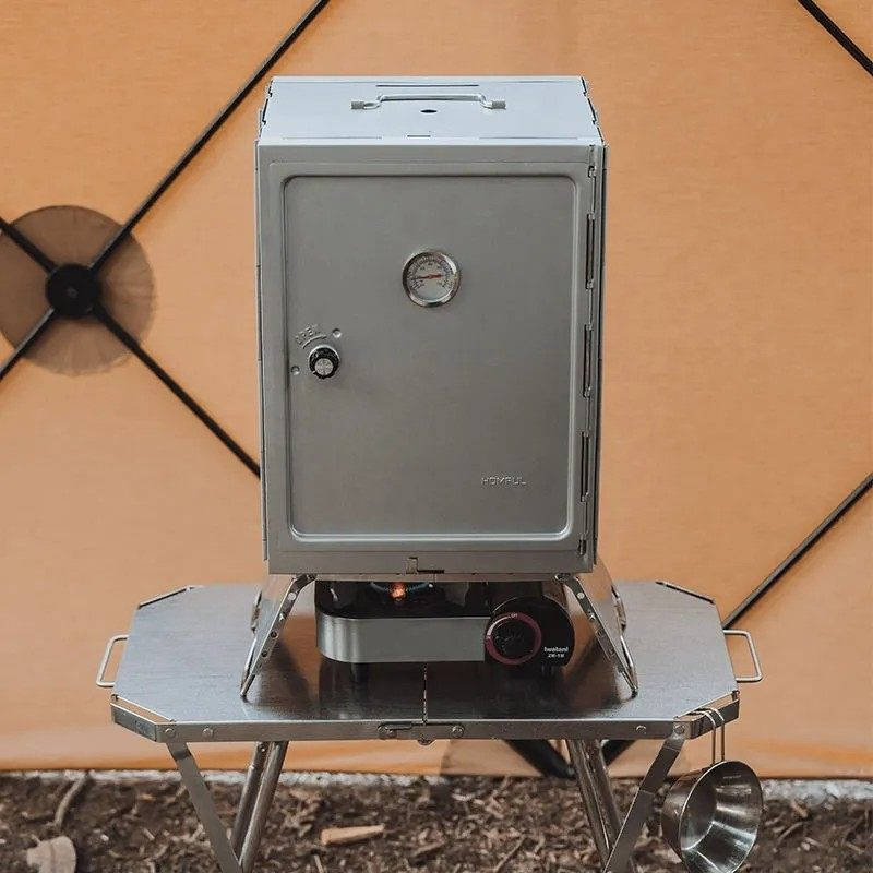 Zewnętrzny składany piec wędza – Outdoor Camping Oven recenzja i cena