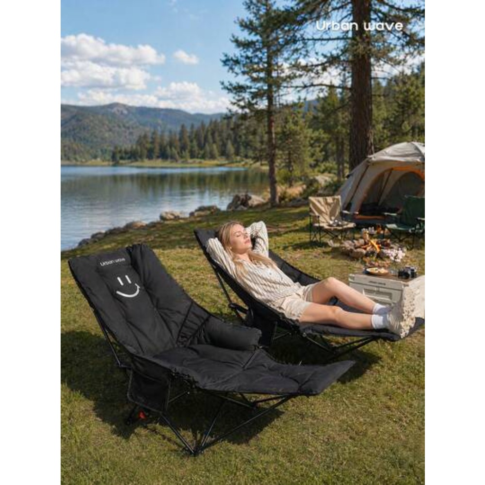 Krzesło kempingowe 2-w-1 z fun – Outdoor Camping Lounge Chairs recenzja i cena